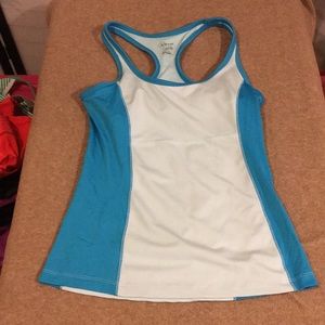Old navy turquoise and light blue tank Size small